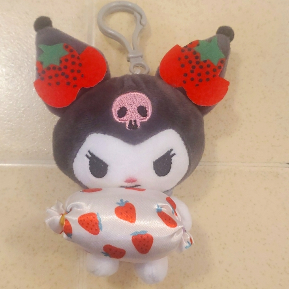 Kuromi plush keychain fob NWNT - Picture 1 of 4